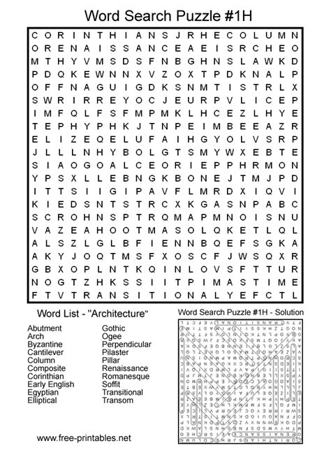 Free Printable Hard Word Searches Printabletemplates Word Search
