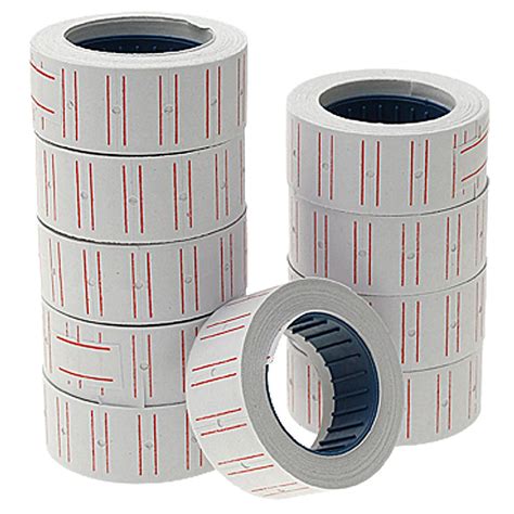 10pcs Self Adhesive Labels Roll Retail Store Price Stickers 21mmx12mm