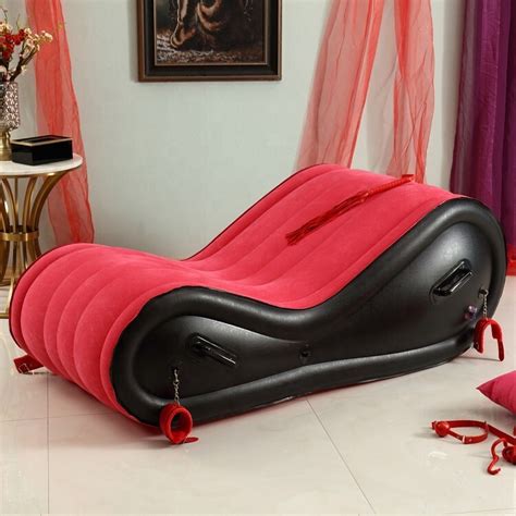 The Inflatable Bdsm Sex Bed With Restraints And Motorized Etsy 54498
