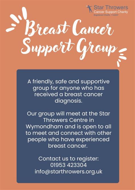 Breast Cancer Support Group Star Throwers