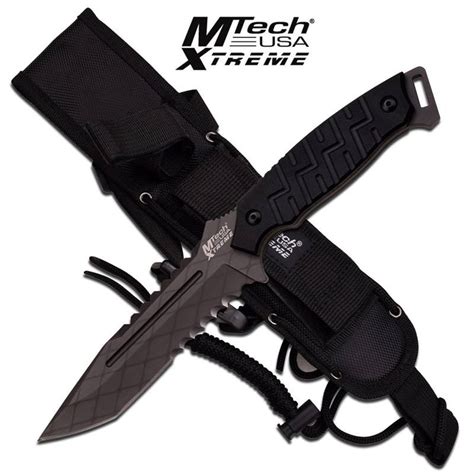 Mtech Usa Xtreme Fixed Blade Tactical Knife With 1680d Sheat