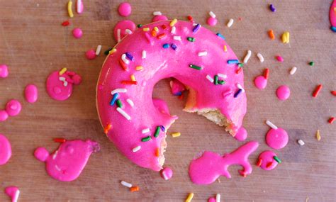 Momma Told Me Pink Frosted Vanilla Bean Donuts With Sprinkles Recipe