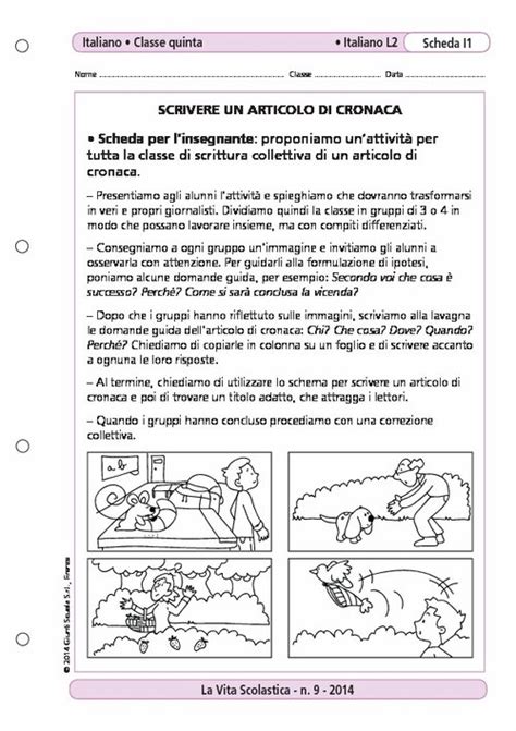 Scrivere Un Articolo Di Cronaca Giunti Scuola