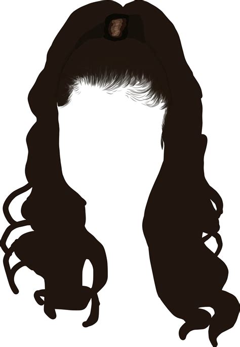 Wig Wigs Hair Brown Black Freetoedit Sticker By Aikojhene