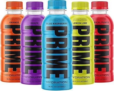 Prime Hydration Variety Pack Of 5 All Flavors Amazonca Grocery