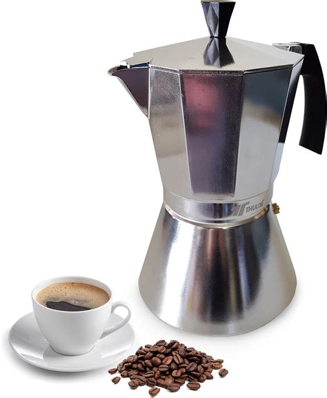 Stove Top Coffee Maker Induction Hob Percolator 9 Cup Italian Jug