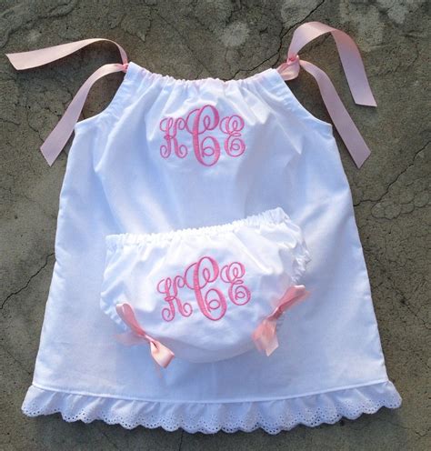 Baby Girl Outfits Personalized Baby Girl Clothes Monogrammed Etsy