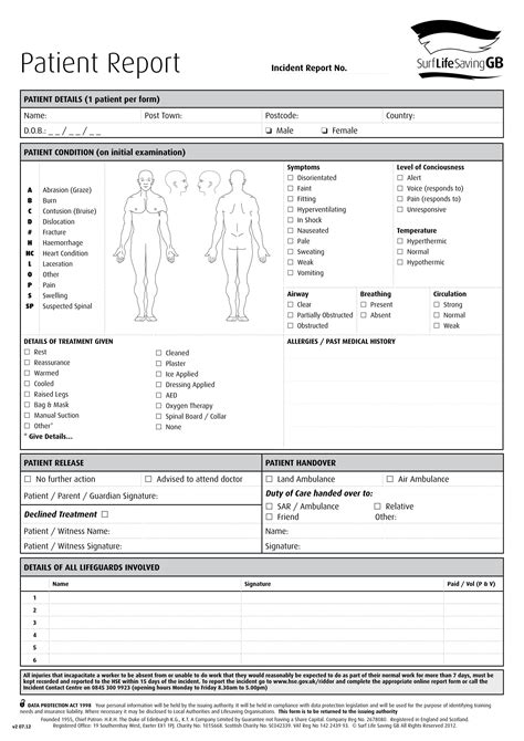 Free Patient Report Forms In Pdf Ms Word Free Nude Porn Photos