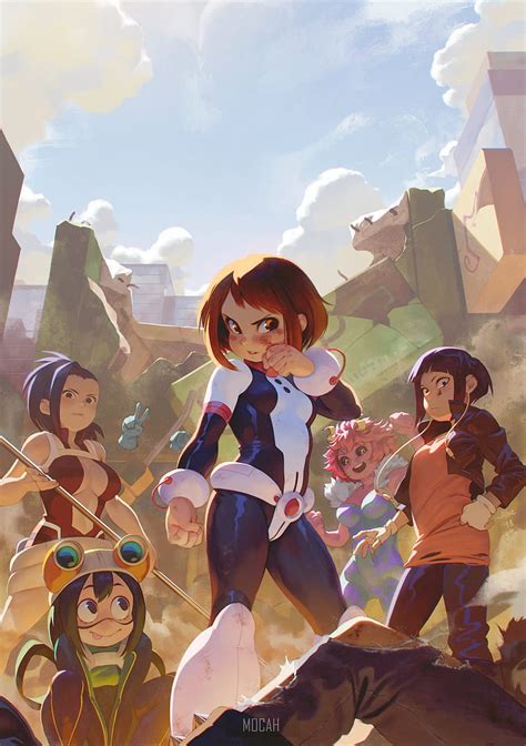 애니메이션 Boku no hero Boku no Hero Academia Uraraka Ochako Ochako