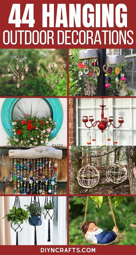 44 Unique Diy Hanging Decorations For Outdoor Spaces • Tasteandcraze