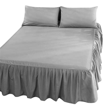 Fitted Valance Bed Sheet In All Sizes Premium Quality Available In 24