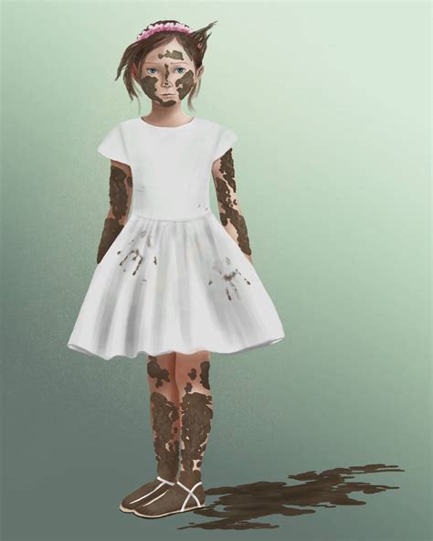 Girl In White Dress Refactored By Scharle On Deviantart
