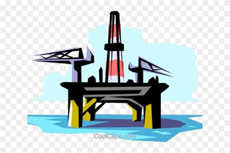 Oil Rig Clipart Offshore Drilling Rig Cartoon Free Transparent Png