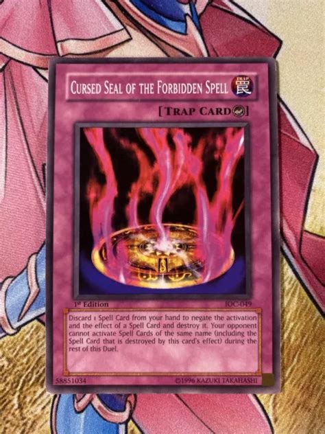 Aa Yu Gi Oh Tcg Cursed Seal Of The Forbidden Spell Ioc 049 1st Vlp 450 Picclick