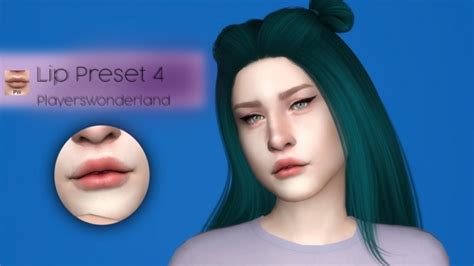 Lip Preset 4 At Pws Creations Sims 4 Updates