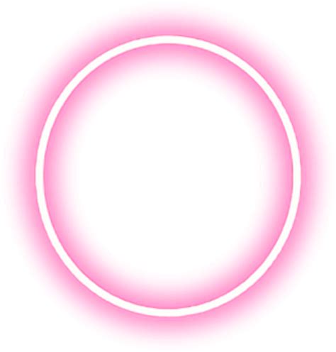 Download Transparent Neon Circle Transparent And Png Clipart Free Red