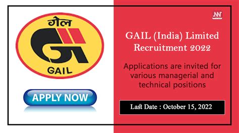 Gail India Limited Recruitment 2022 Apply For Over 70 Manager