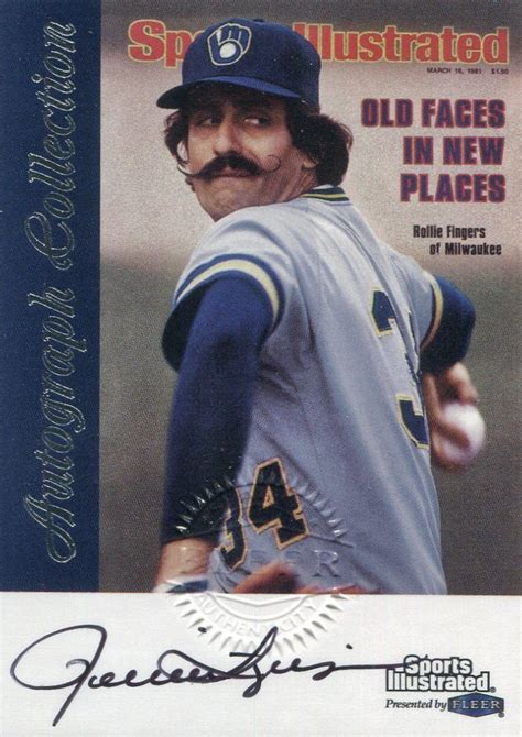Top Rollie Fingers Baseball Cards Vintage Rookies Autographs Inserts
