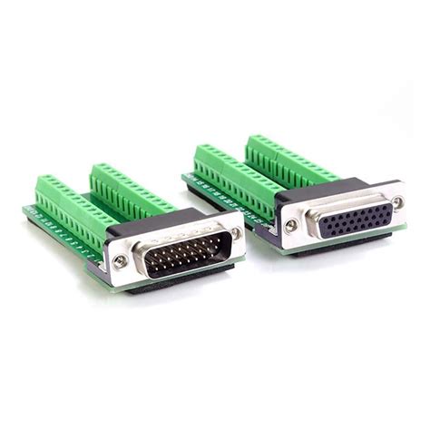 26 Pin D Sub Db26 3 Rows Serial Parallel Port Serial Shellless Male And
