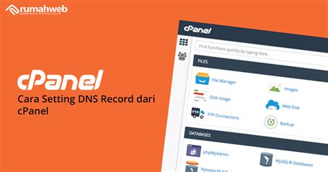 Written by support team (administrator) updated at april 27th, 2020. Cara Setting DNS Record dari cPanel