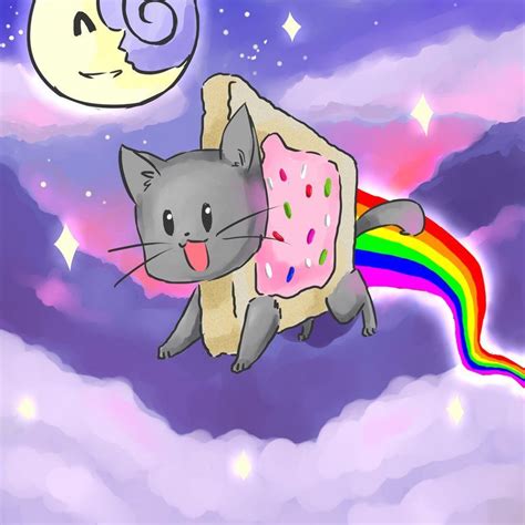 Kawaii Nyan Cat Wallpapers Top Free Kawaii Nyan Cat Backgrounds