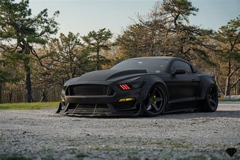 Darth Vader Approves Stanced And Blacked Out Ford Mustang —