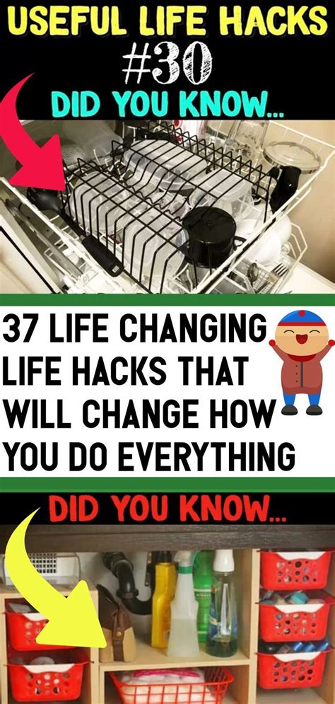 Useful Life Hacks MIND BLOWN 31 Good To Know Life Tips Household