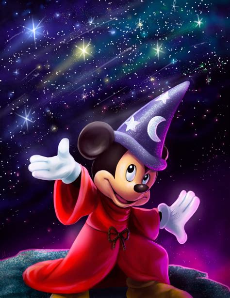 Sorcerer S Apprentice Mickey Fantasia Fan Art 38450906 Fanpop