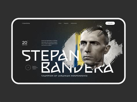 Stepan Bandera Concept By Vania Vergun On Dribbble