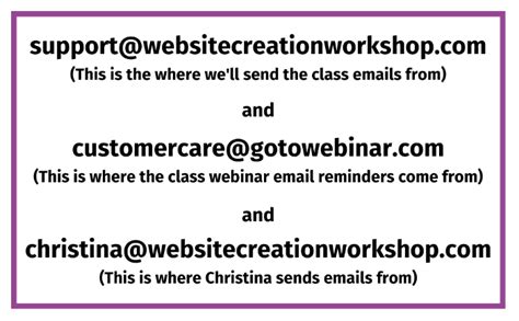 How To Whitelist Our Email Address Create Your Course