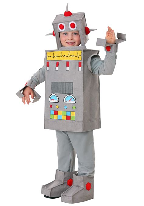 Disfraz De Rascal Robot Boys Boy Para Niños Pequeños Multicolor