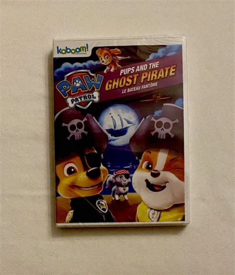 Paw Patrol Pups And The Ghost Pirate Brand New Dvd Halloween Nick Jr