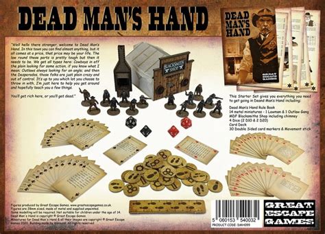 Dead Mans Hand 2 Player Starter Set Black Dragon Miniatures Hinckley