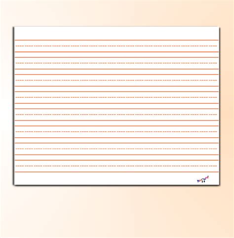 Handwriting paper primary lined paper landscape handwriting paper name line created date. printable primary writing paper - PrintableTemplates