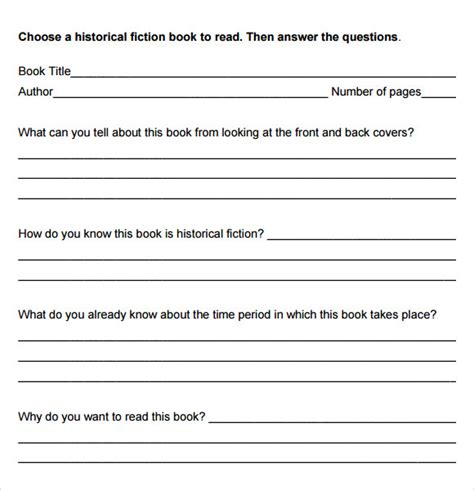 Book Summary Template 8 Download Free Documents In Pdf