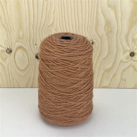 100 Wool Rug Yarn On Cones Moroccan Brown