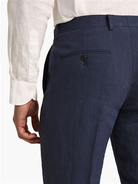 Moss 1851 Tailored Fit Linen Trousers