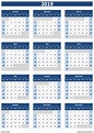 2019 Printable Calendar Templates Calendar Printables - vrogue.co