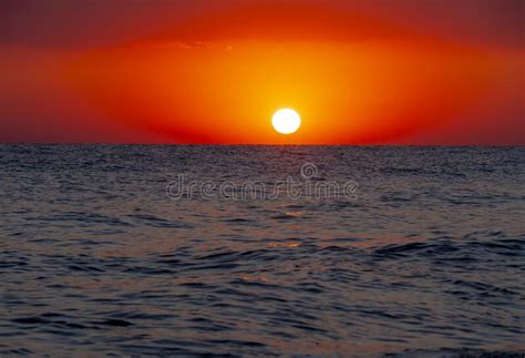 Sunrise Over The Sea Beach Stock Image Image Of Water 187577439