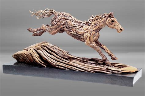 Life Size Driftwood Horse Sculptures By James Doran Webb Captivatist
