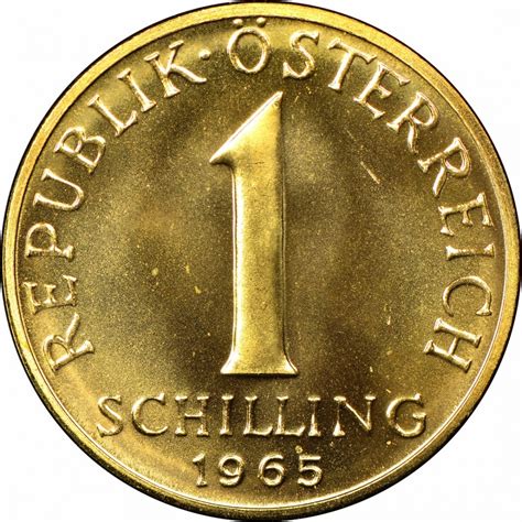 1 Schilling Austria 1959 2001 Km 2886 Coinbrothers Catalog