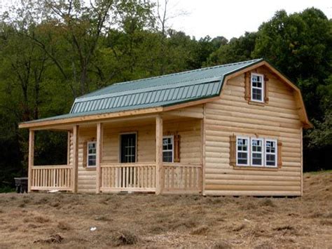 Tiny House Living Amish Storage Barn Gambrel Cabins Built By Weaver