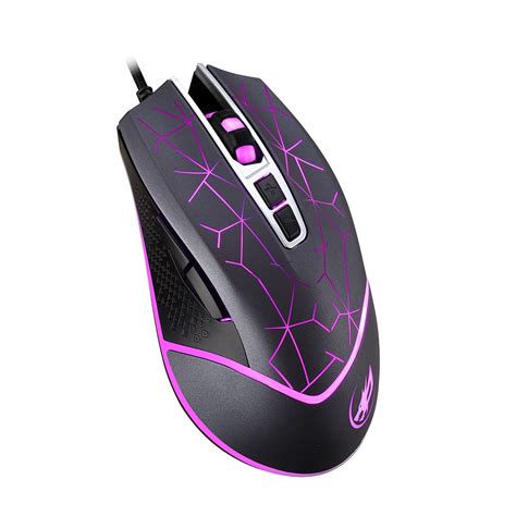 Cool Gaming Mouse 7 Color Led 3200 Dpi 7 Button Wired Macro Definition