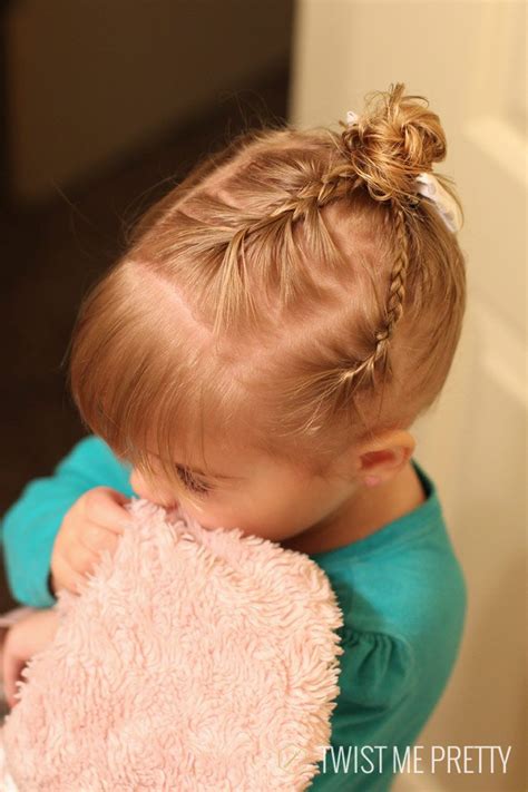 If you want to step out and want something super sleek for your cute munchkin, this should be it. Styles for the wispy haired toddler | Baby girl hairstyles ...