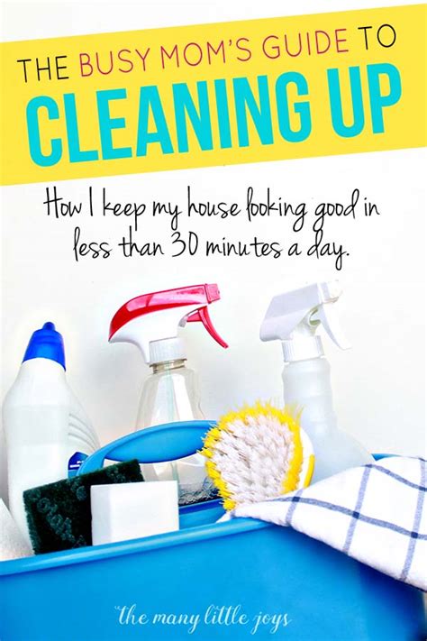 The Busy Moms Guide To Cleaning Up 7 Simple Cleaning Tips The Many