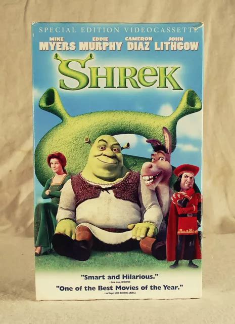Shrek Special Edition Videocassette Vhs 2001 499 Picclick