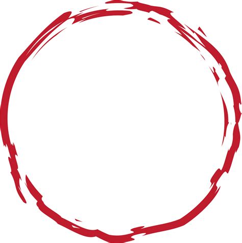 Fole Friskole Red School Hand Painted Red Circle Png Download 1501