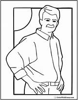 Coloring Dad Pages Fathers Father Printable Colorwithfuzzy sketch template
