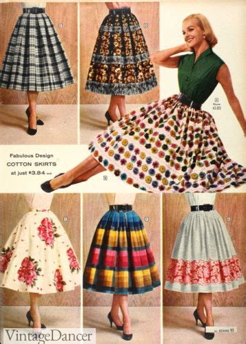 1950s Skirts Styles And History Poodle Skirts Circle Skirts Pencil Skirts
