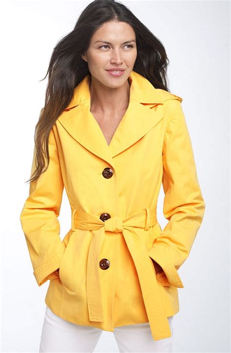 Yellow Trench Coat